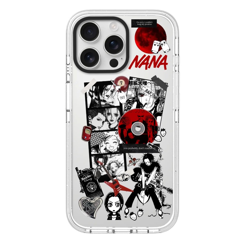 nana red and black case